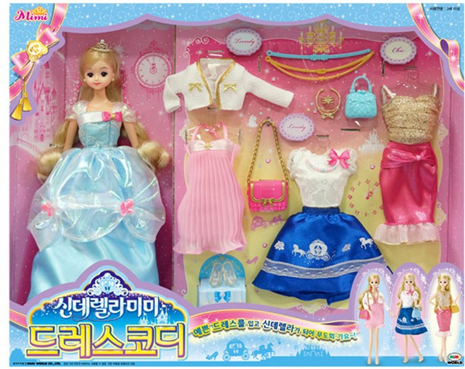 미미월드 신데렐라미미 드레스코디 마론인형 66094, 혼합색상, 1개