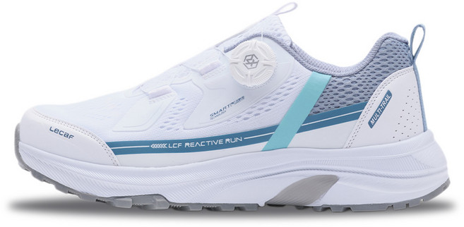 르까프 남성 리액티브 멀티 다이얼 트레킹화 화이트 LCF027MWHT