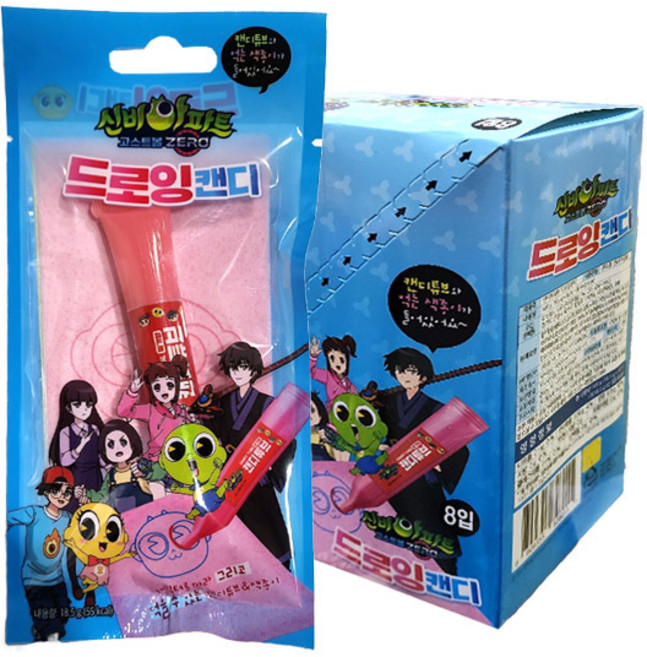 (무)신비아파트드로잉캔디18.5gX5개, 18.5g, 5개