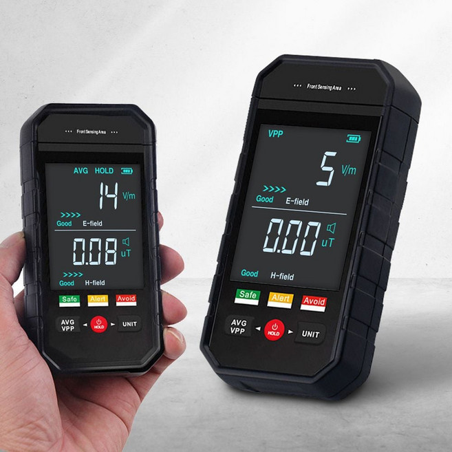다온샵 전자파탐지기 전자파감지기 디지털 전자파 측정기 전기장 자기장 탐지기 LUAZ-925, 1개