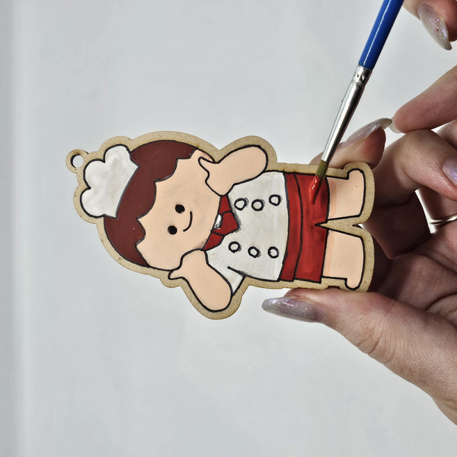 아이두DIY 나의 장래희망 키링 요리사 진로교구 만들기 신학기 자기소개 입학, 1개, 단품