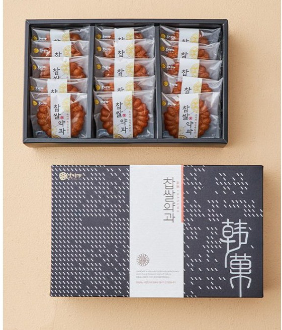 호정가 찹쌀약과 미니 선물세트, 3개, 525g