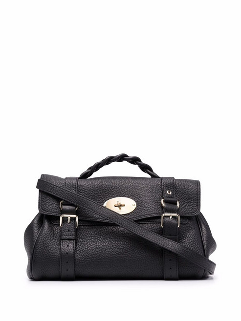 멀버리 알렉사 브레이디드 핸들 버클 토트 백