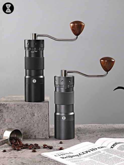 킨그라인더 K6 커피 수동 핸드밀 핸드드립 캠핑용 분쇄 R50 옵시디언블랙, R30 클래식 모델 그레이