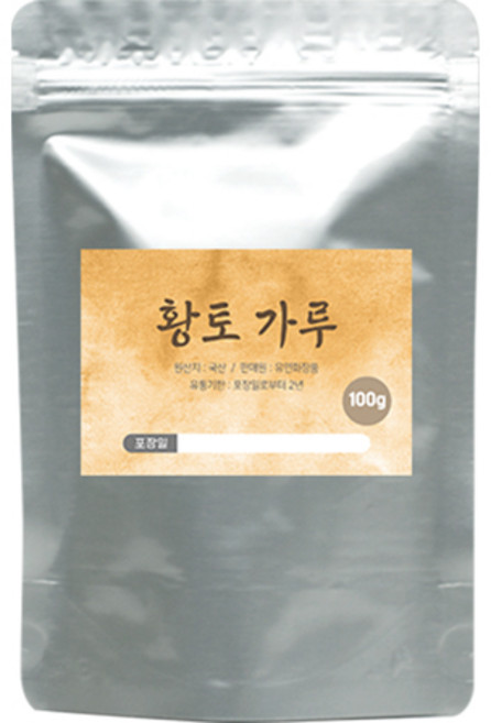 [DIY 화장품 원료] 국산 황토가루 100g 팩용 화장품재료, 1개