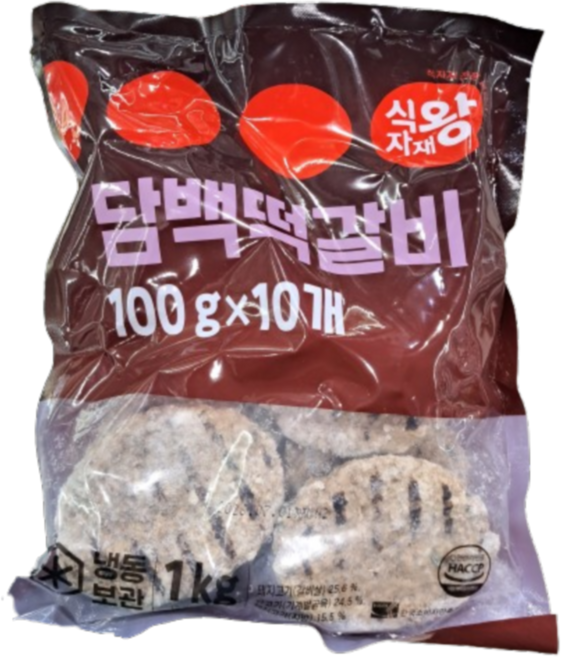 바이오푸드몰_식자재왕 담백떡갈비 1kg, 35개