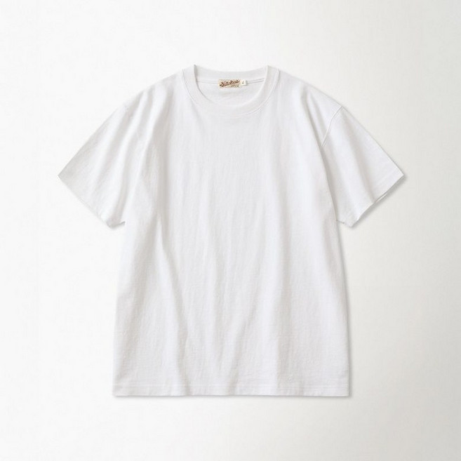 브론슨 9oz USA Cotton Tubular Tee White
