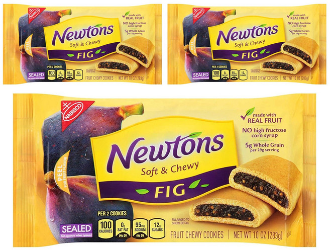 나비스코 뉴턴즈 소프트 & 츄이 프루트 츄이 쿠키 피그, 283g, 3개