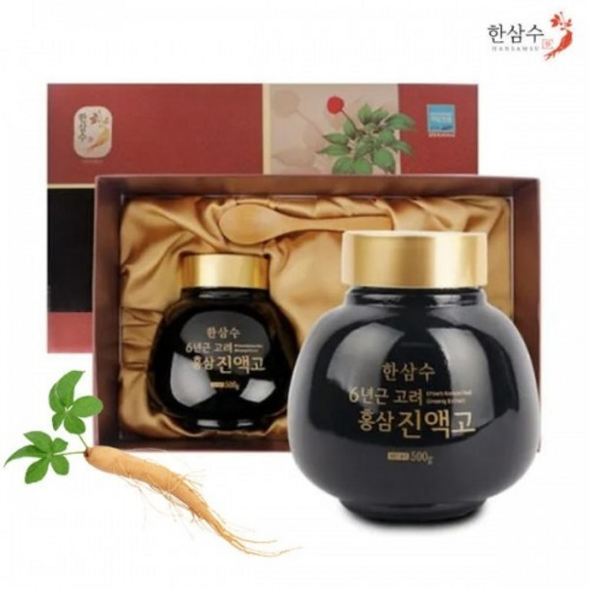 특 고려홍삼진액고 한삼수 500g+500g 2병 6년근, 500g, 2개
