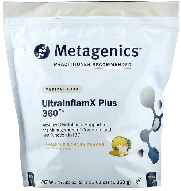 아이허브 메타제닉스 UltraInflamX Plus 360 파인애플 바나나 맛 1350g, MTG94741, 1개, 1.35kg - 쿠팡