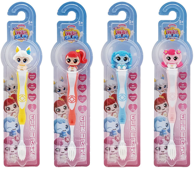 알쏭달쏭 캐치티니핑 피규어 칫솔, 1개입, 20개