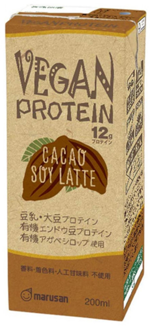 마루산 비건 프로틴 카카오 소이라떼 200ml 24개입