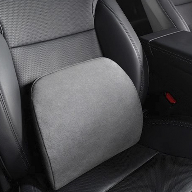 [Vihimai] 테슬라 스웨이드 고급 목베개와 메모리폼 허리 쿠션으로 모델 Y 주니퍼 모델 3 하이랜드 호환, 1개, 허리 쿠션