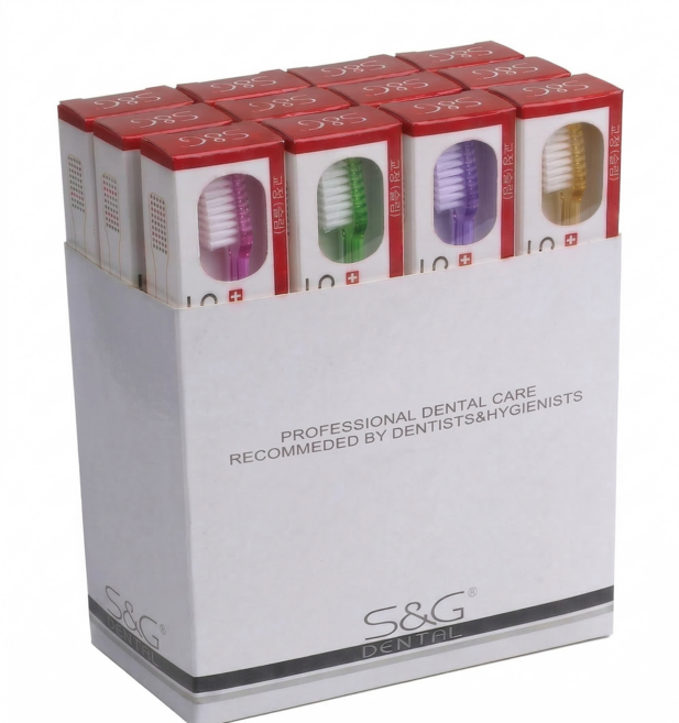 369마켓 (국산 치과칫솔 S&G) 교정V슬림모 1box 12개, 12개입, 1박스