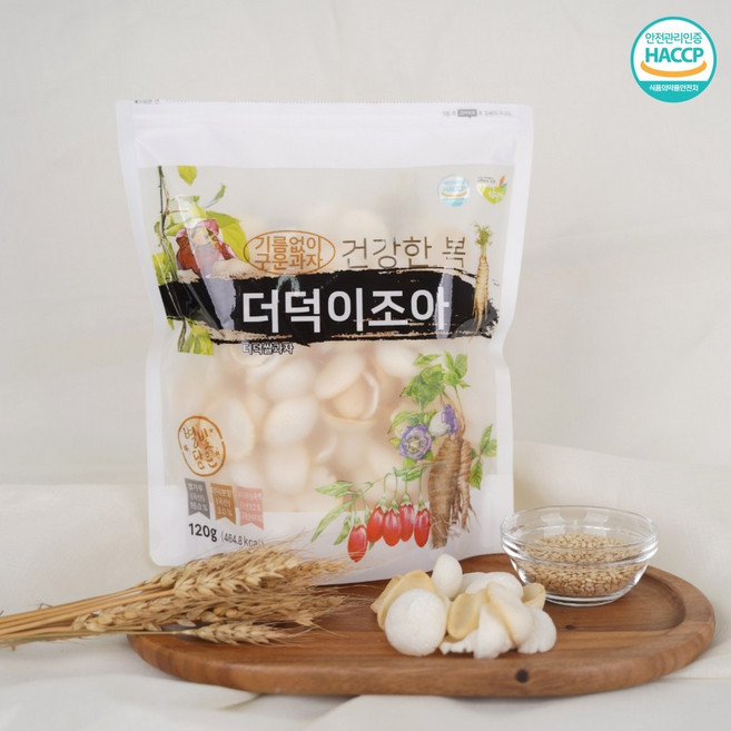 함지박 우리쌀 쌀과자뻥 표고버섯 누룽지공법 쌀과자, 3개, 더덕이조아120g, 120g