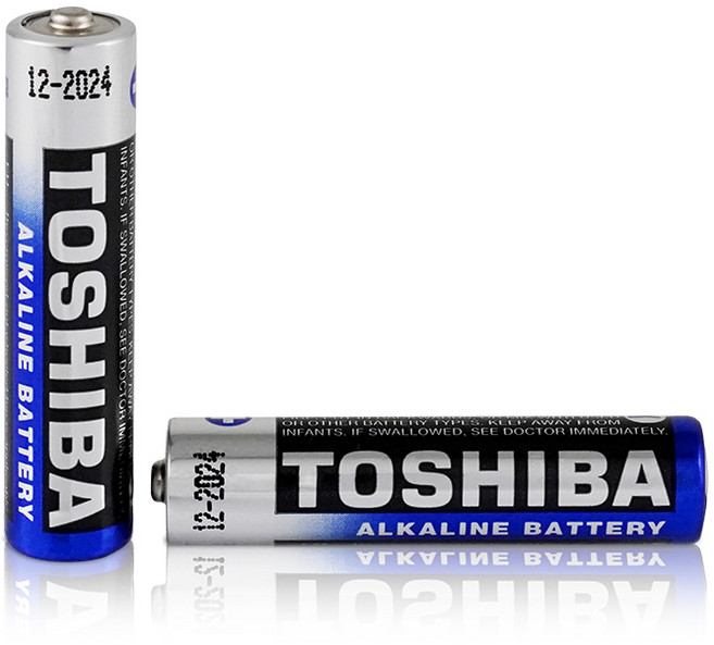 TOSHIBA 東芝 LR03GR 4號鹼性電池 AAA, 10個, 2個裝