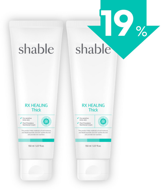 샤블 힐링시크 EGF 크림 시카 디 판테놀 리페어 히알루론산, 2개, 힐링시크 재생크림(고보습 건성), 150ml