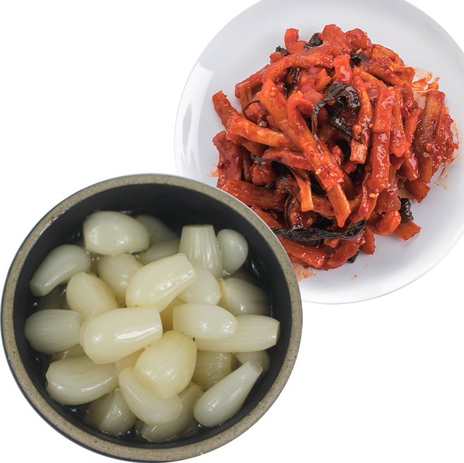 선미식가 꼬독꼬독 무말랭이 무침 1kg + 락교 1kg, 2kg, 1세트