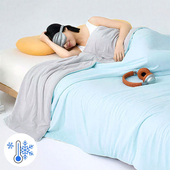하루꿈 여름이불 아이스 쿨링 냉감 차렵 부드러운 사계절 이불 담요