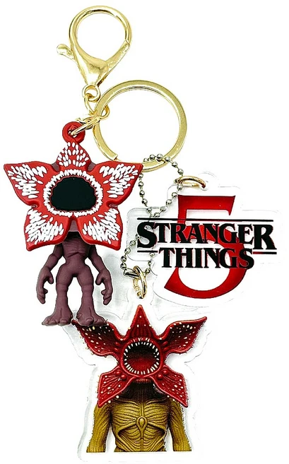 기묘한 이야기 3 in 1 키링 실리콘 아크릴 혼합 k0126, 1개, 3in1키링 - 쿠팡