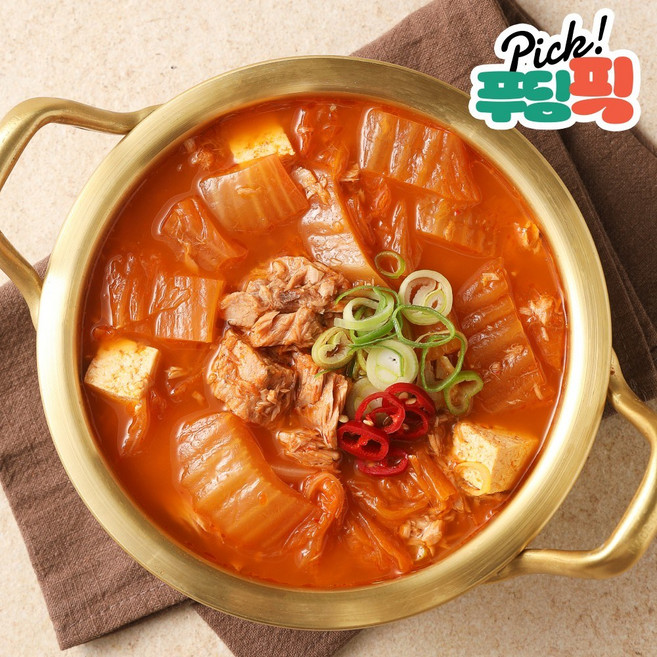푸딩픽 원팩 참치김치찌개 240g 10분 완성 집밥 냉장고 쟁여템, 36개