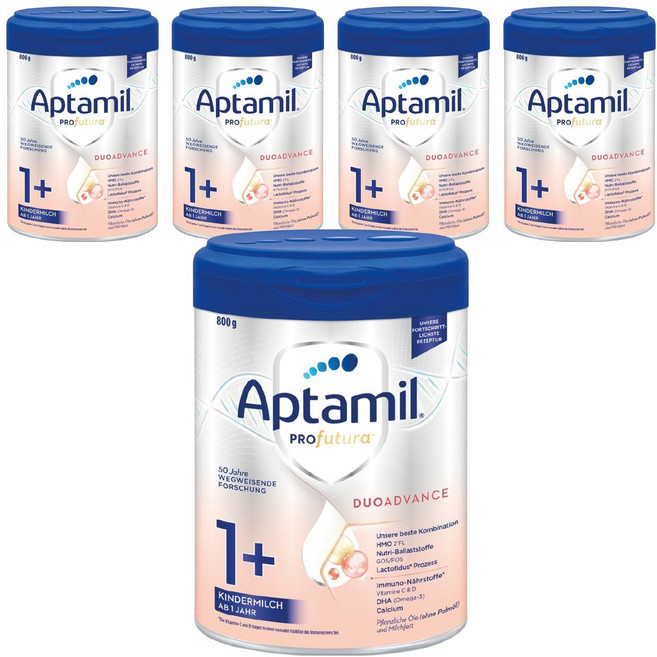압타밀 프로푸투라 듀오어드밴스 분유 1+단계, 800g, 5개
