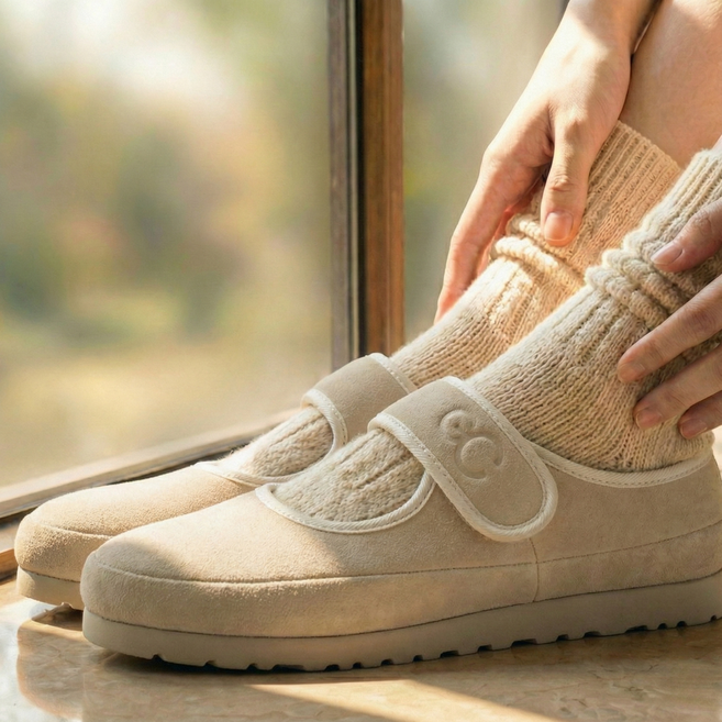 슈페르 따뜻한 여성 양털 메리제인