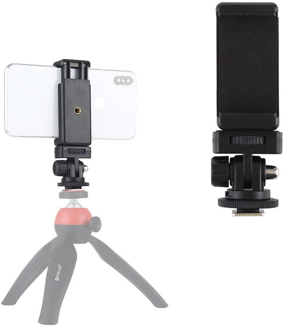 스마트폰 홀더 360 회전 볼 헤드 콜드슈 마운트 삼각대 셀카봉 jmc153VI