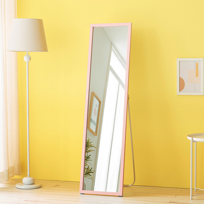 에이스홈 마카롱 415 전신거울, 스탠드형, 핑크 / MA171_PNK