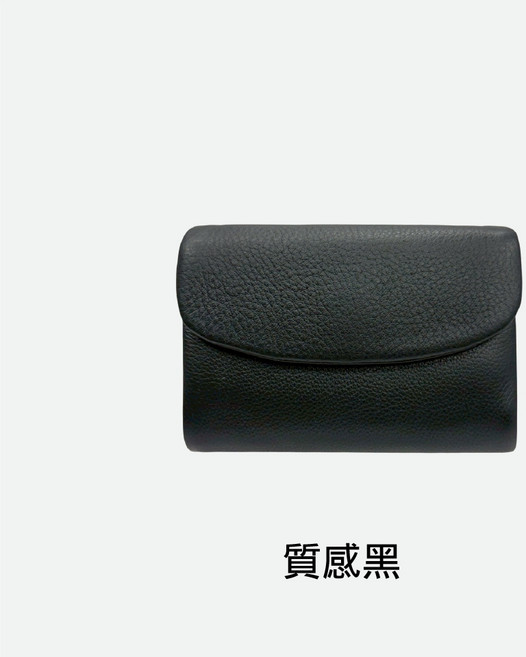 LN 精品皮件 頭層牛皮 隱形開合磁釦中夾
