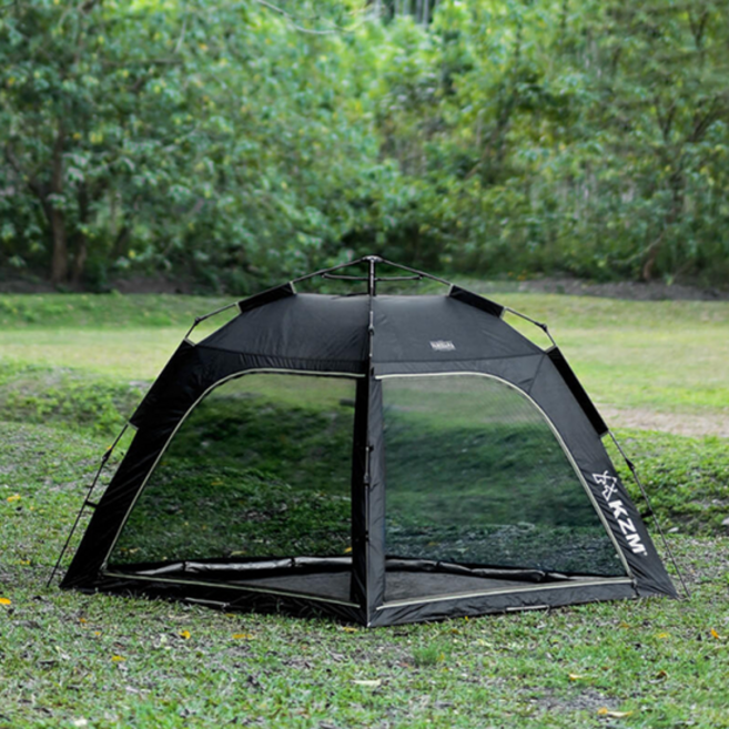 카즈미 파노라마 오토 그늘막 텐트 B 자외선차단 메쉬윈도우 원터치 캠핑 피크닉, 상세 설명 참조