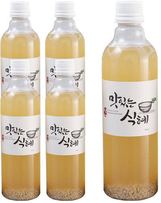 맛있는 식혜 무방부제, 500ml, 5개