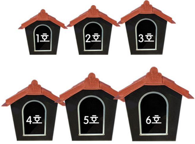 라이프 하우스 대형견 야외용 고무개집, 고무, 1개