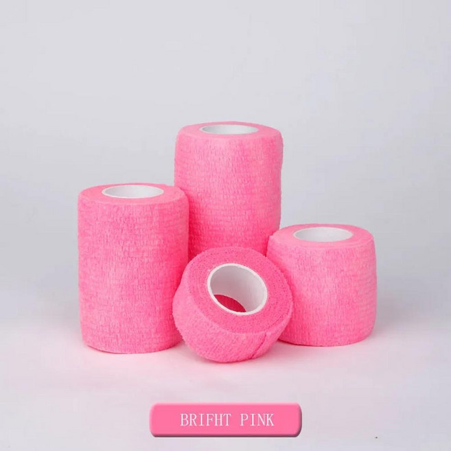 탄성 스포츠 붕대 피트니스 무릎 지원 패드 자기 접착 발목 손가락 랩 운동 요법 테이프, 반짝임, 1개, 10. Glitter / B. 15cm X 4.8m