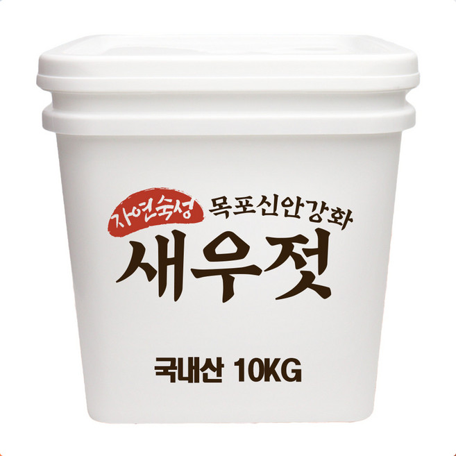 자연닮음 국산 탱글탱글 맛있는 새우젓 추젓 10kg 특상품, 1개