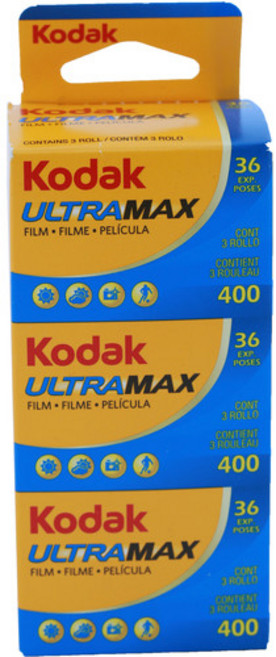 35mm 필름카메라 컬러필름, 코닥 울트라맥스 400/36 멀티팩 (3롤), 1개