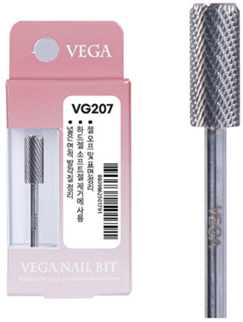 베가 VG207 네일비트 배럴 스무디비트, 1개