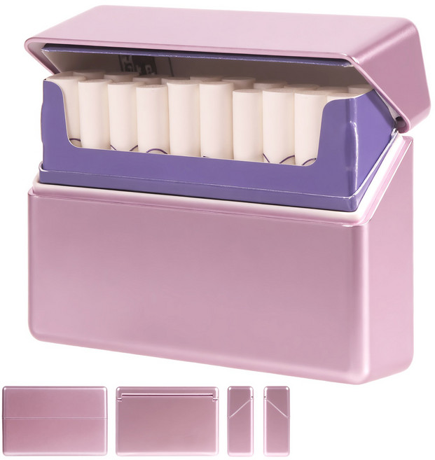 inkostudio아이코스 테리아 호환용 담배케이스 금속 광택의 단단한 케이스 지문이 남지 않습니다