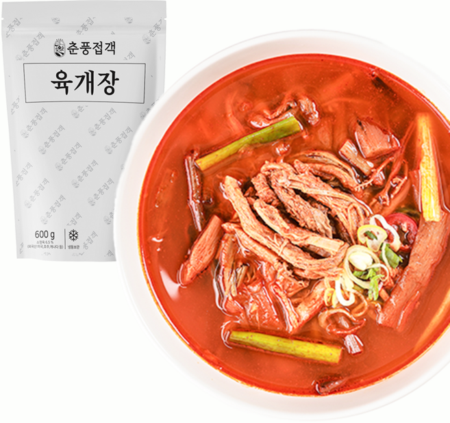 춘풍접객 육개장 600g 식당용 고급 육개장, 1개