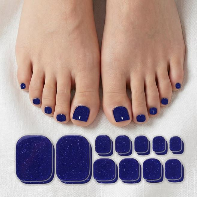 그레나 셀프 젤패디 스티커 패디팁 세트, 1개, 블루펄