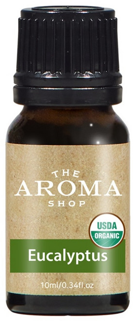 더아로마샵 USDA 유기농 에센셜오일 디퓨저 아로마테라피 숙면 힐링, 1개, 10ml, 유칼립투스 유기농 에센셜오일