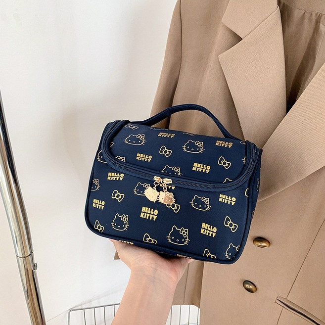 Sorpci 헬로키티 화장품 수납가방 다용도 토트백 여행용 파우치