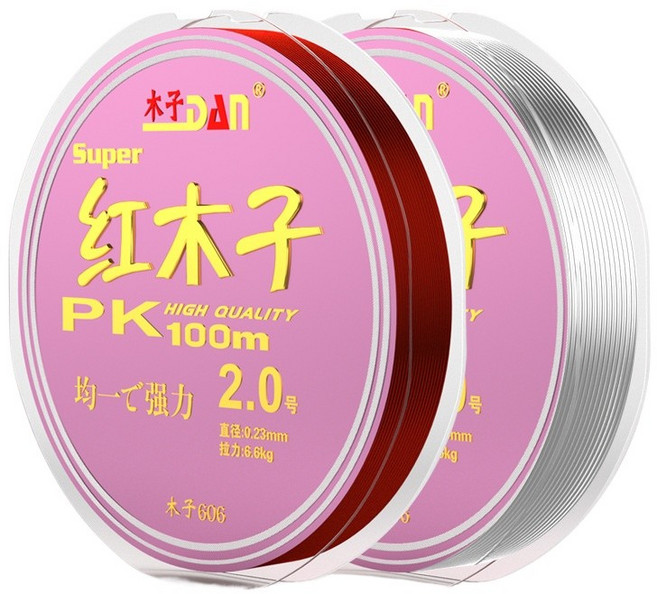 木子 尼龍魚線 武龍系列, 武龍 棕色 50米,1.2, 1個