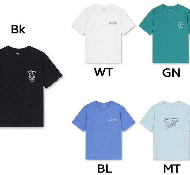 폴햄키즈 폴키베어코튼그래픽반팔티PKF2TS3810AKG 2013874