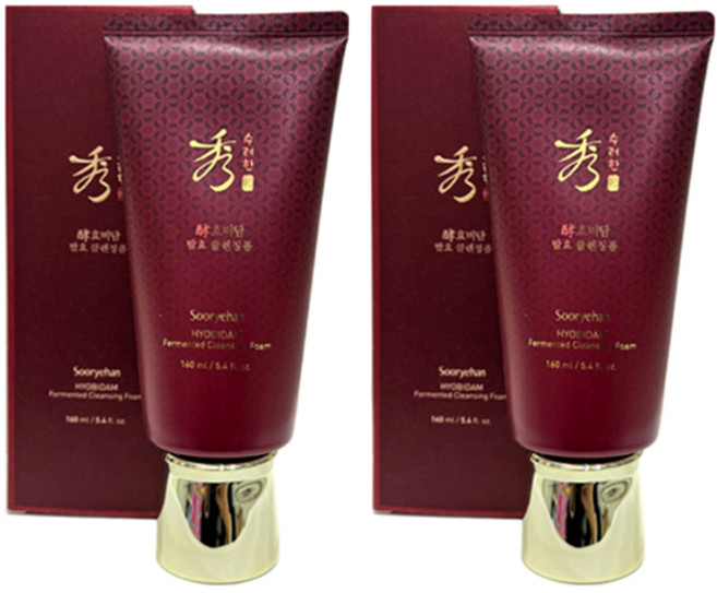 LG생활건강 수려한 효비담 발효 클렌징 폼, 160ml, 2개