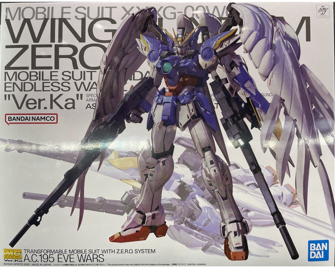건담 MG 1/100 윙 제로 EW Ver.Ka 프라모델, 1개