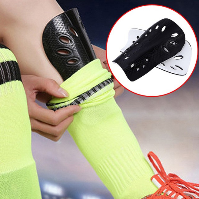 오미어블 다용도 스포츠 신가드 축구 풋살 정강이 보호대, 블랙, 1세트