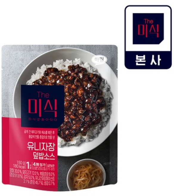 더미식 유니자장 덮밥소스, 1개, 150g