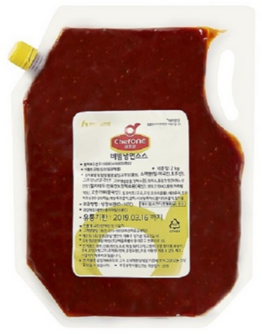 냉장 대상 쉐프원 비빔냉면소스 2kg, 1개