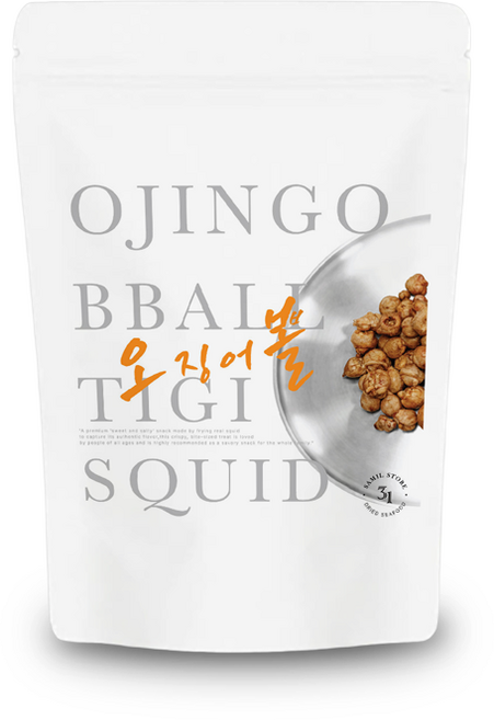 크리스피 리얼 오징어볼, 80g, 2개